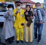 秩父鉄道長瀞駅で演奏してきました(w/ 立川真司さん、ダーリンハニーの吉川正洋さん)